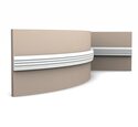 Молдинг гладкий из полиуретана Orac Decor Luxxus P7070F