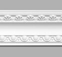Плинтус потолочный с рисунком 95016 Decomaster