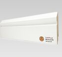 Плинтус МДФ Teckwood 80x16 Белый фигурный
