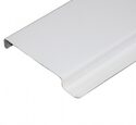 Рейка потолочная Белая матовая закрытая