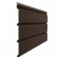 Софит Docke Standart с центральной перфорацией Каштан