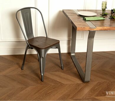 Виниловый ламинат Vinilam Parquet Chevron Плезир I1651102 43 класс 2.5 мм