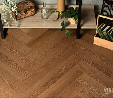 Кварц-виниловый ламинат Vinilam Herringbone IS11200 Паркет Винсент
