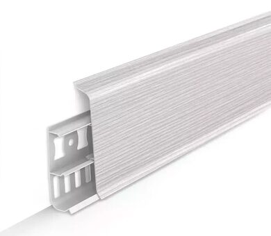 Плинтус Deconika 100 мм Ясень бьянко 255