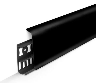 Плинтус Deconika 85 мм 007 Черный