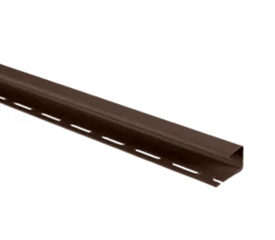 Планка J-trim Альта-Профиль 300 мм Коричневая