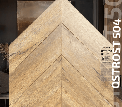 Ламинат CBM Ostrost 504 Дуб Липи 33 класс 12 мм