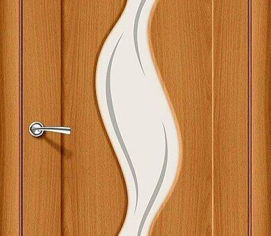 Дверь межкомнатная Браво Вираж-2 Milano Vero / Art Glass