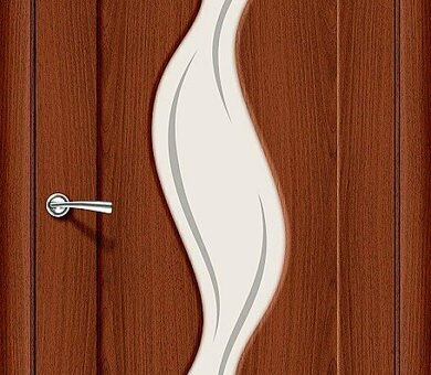 Дверь межкомнатная Браво Вираж-2 Italiano Vero / Art Glass