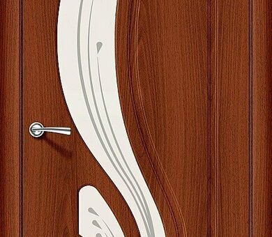 Дверь межкомнатная Браво Лотос-2 Italiano Vero / Art Glass