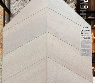 Ламинат CBM Chevron 605 Дуб Орже 33 класс 12 мм