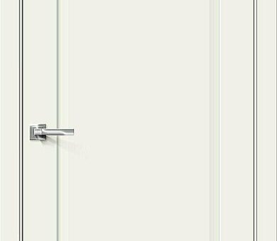 Дверь межкомнатная Браво Прима-10 White Mix