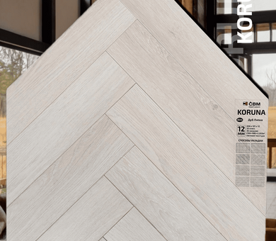 Ламинат CBM Koruna 804 Дуб Липка 33 класс 12 мм