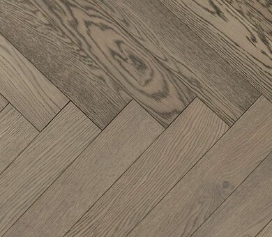 Инженерная доска AlixFloor Английская ёлка Дуб коричнево-серый