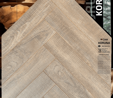 Ламинат CBM Koruna 814 Дуб Крумлов 33 класс 12 мм