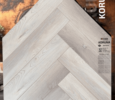 Ламинат CBM Koruna 822 Дуб Патек 33 класс 12 мм