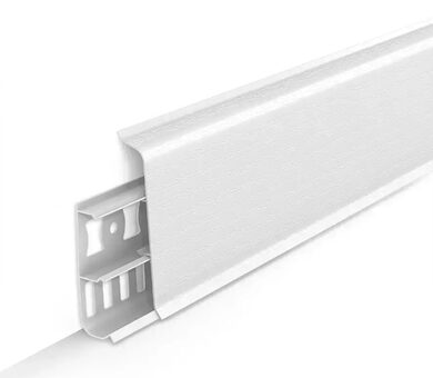 Плинтус Deconika 100 мм 001 Белый