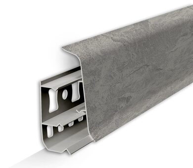 Плинтус Deconika Д-П55 547 Лофт светло-серый