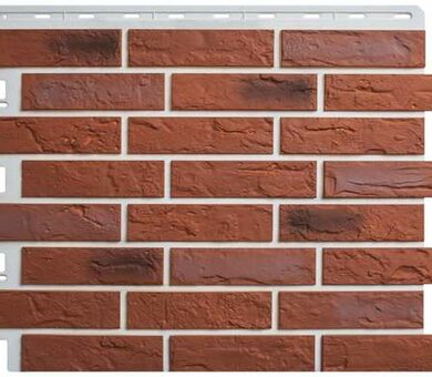 Цокольный сайдинг Альта-Профиль Кирпич Рижский 04