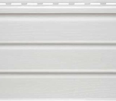 Белый софит к сайдингу Альта-Профиль Без Перфорации