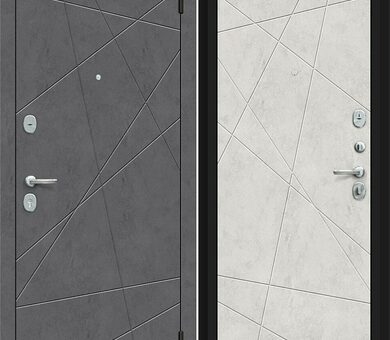 Входная дверь Браво R Граффити-5.5 Kale Slate Art / Look Art