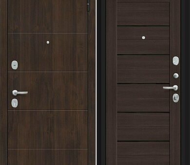 Входная дверь Браво R Прайм Almon / Wenge Veralinga