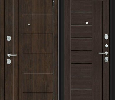 Входная дверь Браво R Модерн Kale Almon / Wenge Veralinga