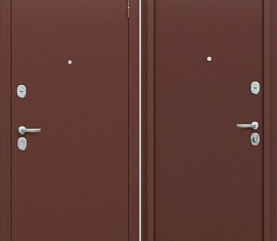 Входная дверь Браво Optim Тайга-7 Антик Медный / Антик Медный