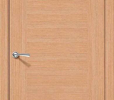 Дверь межкомнатная Браво Шпон файн-лайн Рондо  Ф-05 (Дуб)