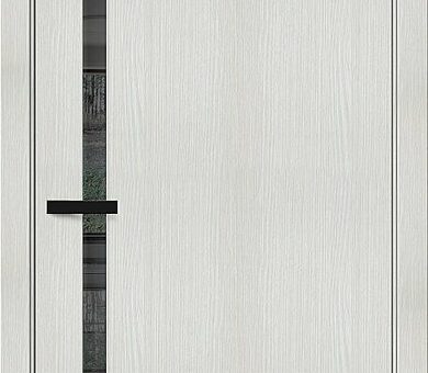 Дверь межкомнатная Bravo Браво-1.55 Bianco Veralinga / Mirox Grey