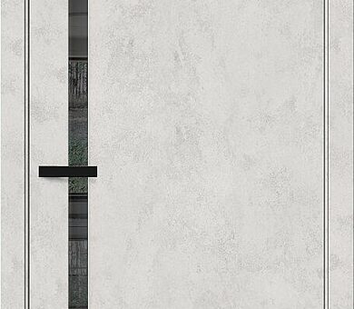 Дверь межкомнатная Bravo Браво-1.55 Look Art / Mirox Grey
