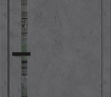 Дверь межкомнатная Bravo Браво-1.55 Slate Art / Mirox Grey