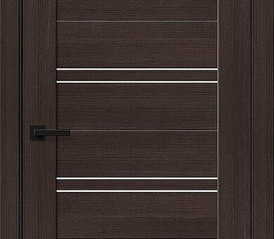 Дверь межкомнатная Браво-28 Wenge Melinga / Magic Fog