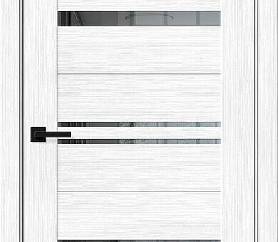 Дверь межкомнатная Браво-30 Snow Melinga / Mirox Grey