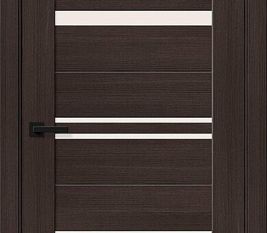 Дверь межкомнатная Bravo Браво-30 Wenge Melinga / Magic Fog
