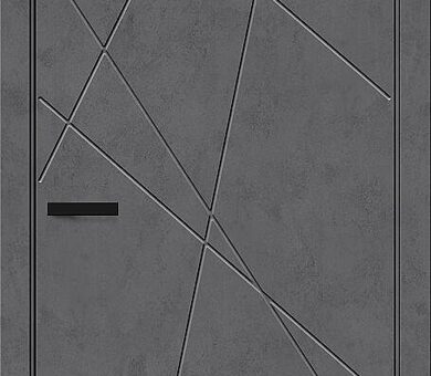 Дверь межкомнатная Браво Граффити-5.Д Slate Art