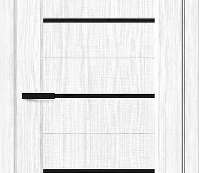 Дверь межкомнатная Браво Мода-22 Black Line Snow Melinga