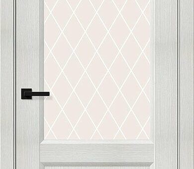 Дверь межкомнатная Браво Неоклассик-33 Bianco Melinga / White Crystal