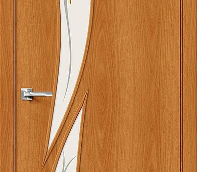 Дверь межкомнатная Браво-8Ф Л-12 (МиланОрех)