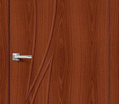 Дверь межкомнатная Браво-8Г Л-11 (ИталОрех)