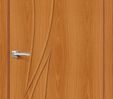 Дверь межкомнатная Браво-8Г Л-12 (МиланОрех)