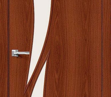 Дверь межкомнатная Браво-8С Л-11 (ИталОрех)