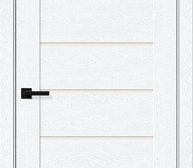 Дверь межкомнатная Браво-22 White Silkwood / Magic Fog
