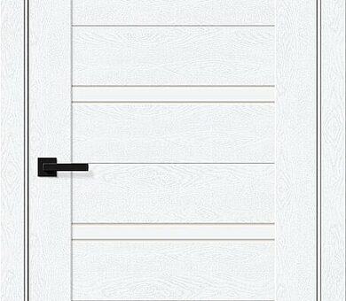 Дверь межкомнатная Браво-28/2 (WS) White Silkwood / Magic Fog