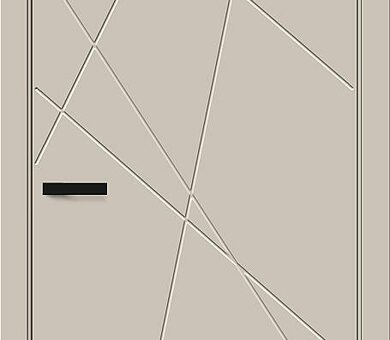 Дверь межкомнатная Граффити-5.Д.П Cream Silk