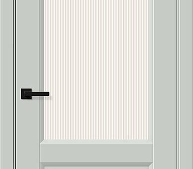 Дверь межкомнатная Браво Неоклассик-33 Grey Silk / Magic Moru