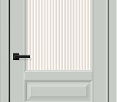 Дверь межкомнатная Браво Неоклассик-35 Grey Silk / Magic Moru