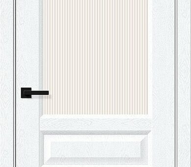 Дверь межкомнатная Браво Неоклассик-35 White Silkwood / Magic Moru