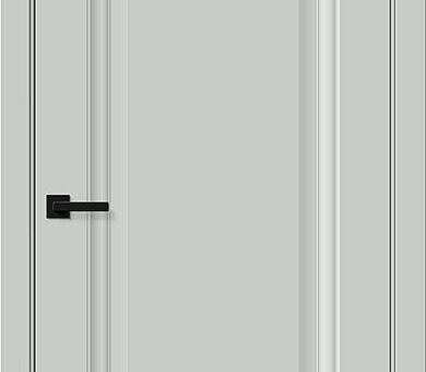 Дверь межкомнатная Браво Прима-0 Grey Silk