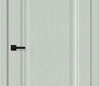 Дверь межкомнатная Браво Прима-0 Grey Silkwood